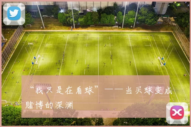 “我只是在看球”——当买球变成赌博的深渊