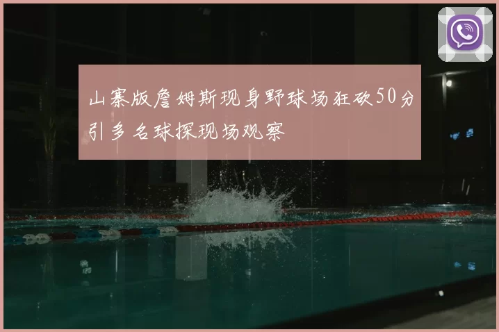 山寨版詹姆斯现身野球场狂砍50分引多名球探现场观察